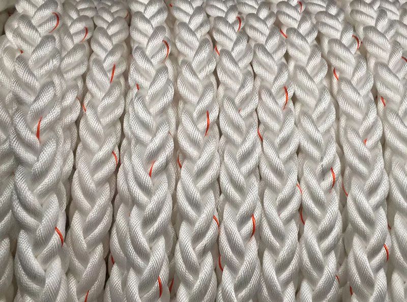 Polyester eight strand rope