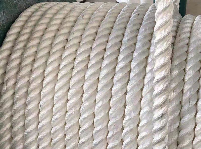 Polypropylene filament three strand rope