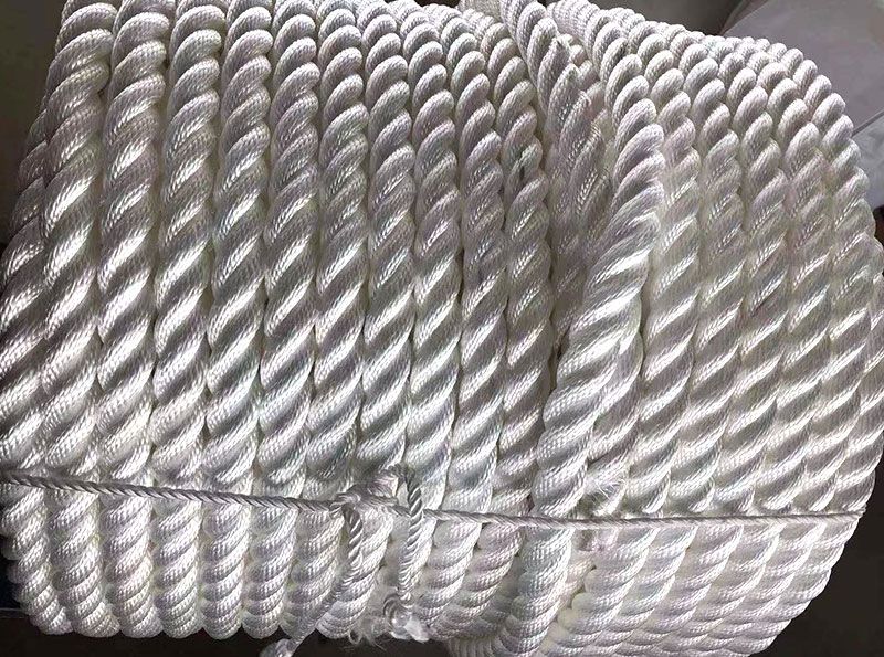 Polyester three strand rope