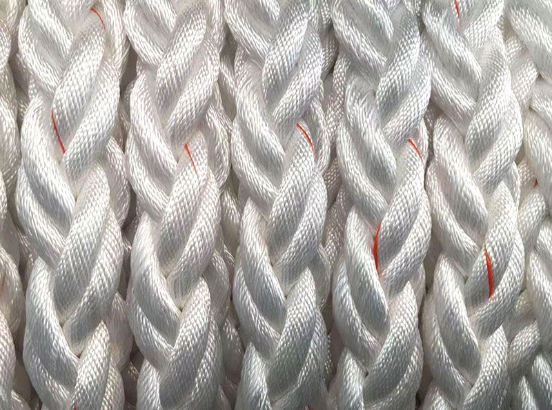 Nylon eight strand rope